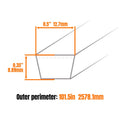 Deck Belt for Craftsman YS4500 T2200 DLS3500 YTS4000 (42 Inch, 197253)