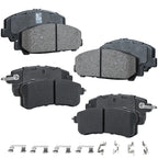 Set of 4 Ceramic Brake Pads for Nissan Armada (2017–2021)