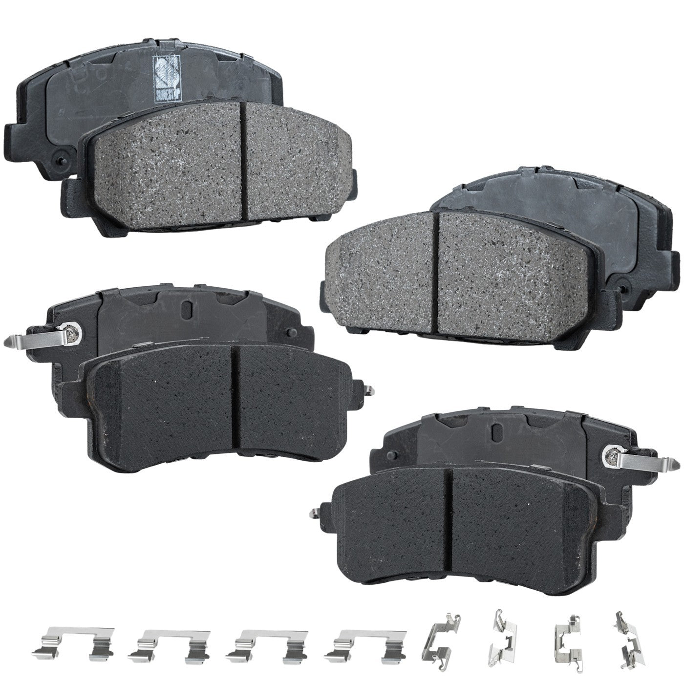 Set of 4 Ceramic Brake Pads for Nissan Armada (2017–2021)