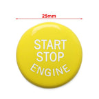 Yellow Engine Start Stop Button Cover for BMW E Chassis 1 3 5 X1 X3 X5 Z4