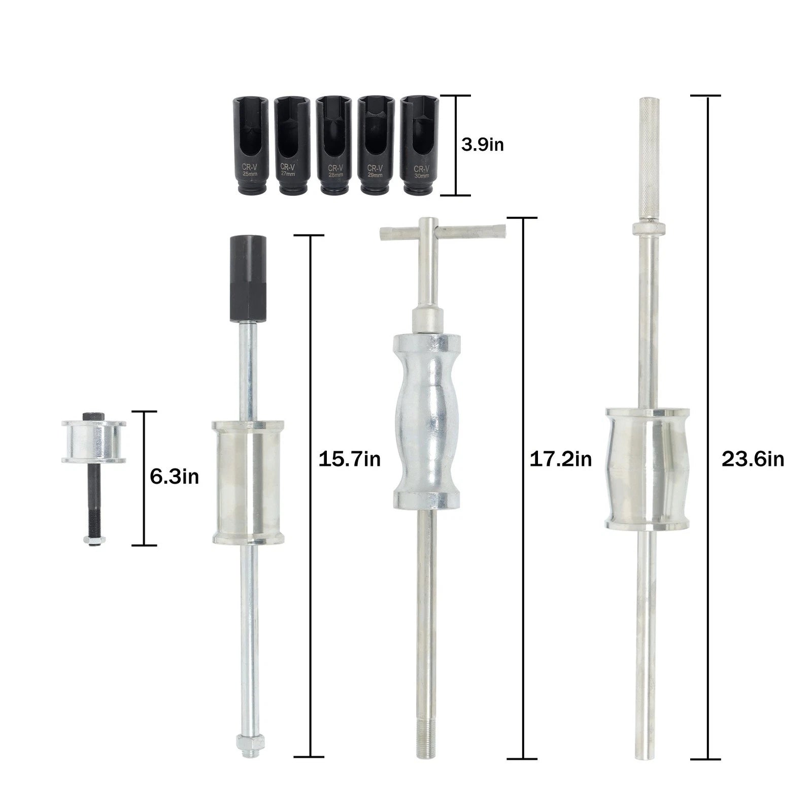 40Pcs Diesel Injector Extractor Puller Tool for Universal Applications