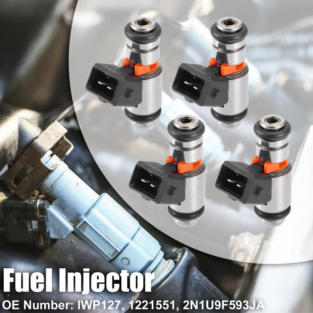 Set of 4 IWP127 1221551 Fuel Injectors for Ford KA Hatchback (2003–2008)
