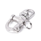 70mm Stainless Steel Swivel Snap Shackle for Marine Sailing Boat Caravan