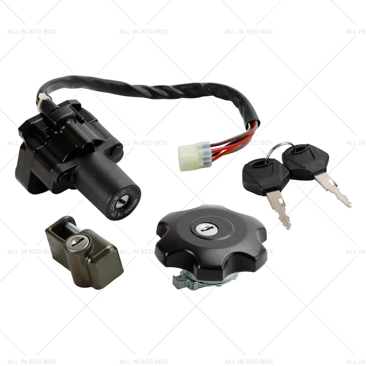 Ignition Switch Fuel Cap Seat Lock Set for Suzuki DR650 DR650SE (1996–2022)