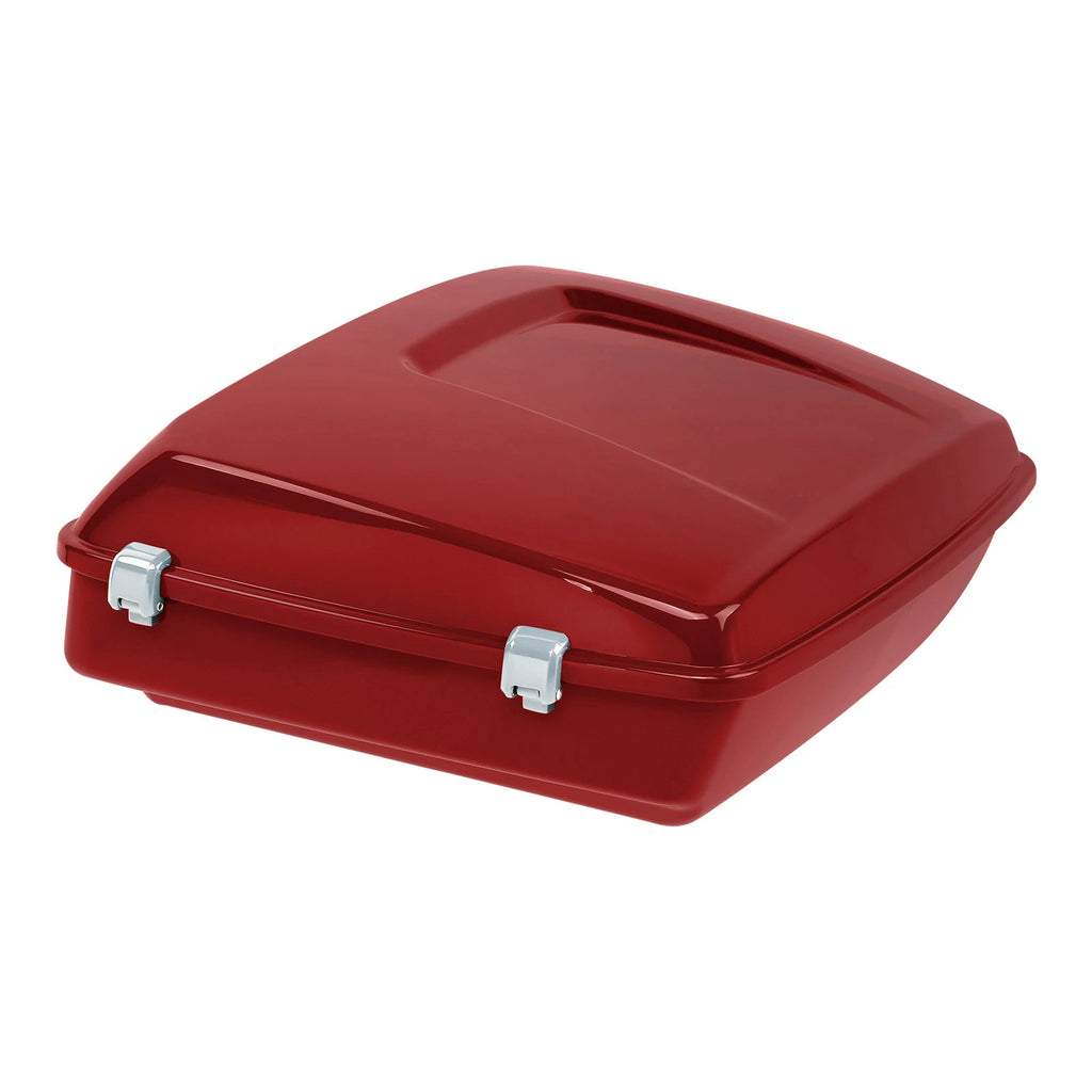 Chopped Trunk with Backrest for Harley Touring (2014–2025) Wicked Red