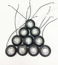 Set of 10 White LED Marker Clearance Lights for Trailer/Truck/RV (24032)