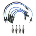 NGK 7mm Wire Set & Denso Iridium Spark Plug Kit for Acclaim Aries Dakota Omni (L4)