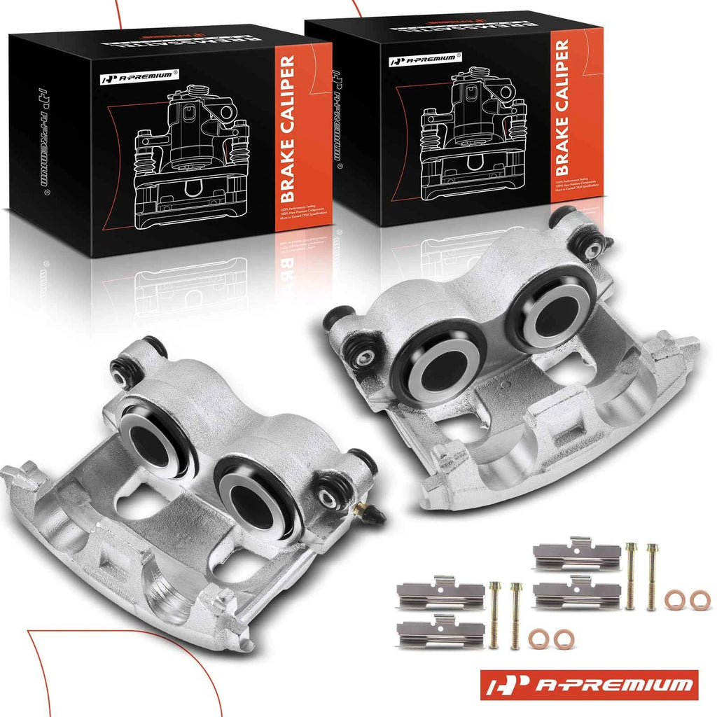 Pair Front Brake Calipers for Ford F-250, E-350 Super Duty (1997–1999)