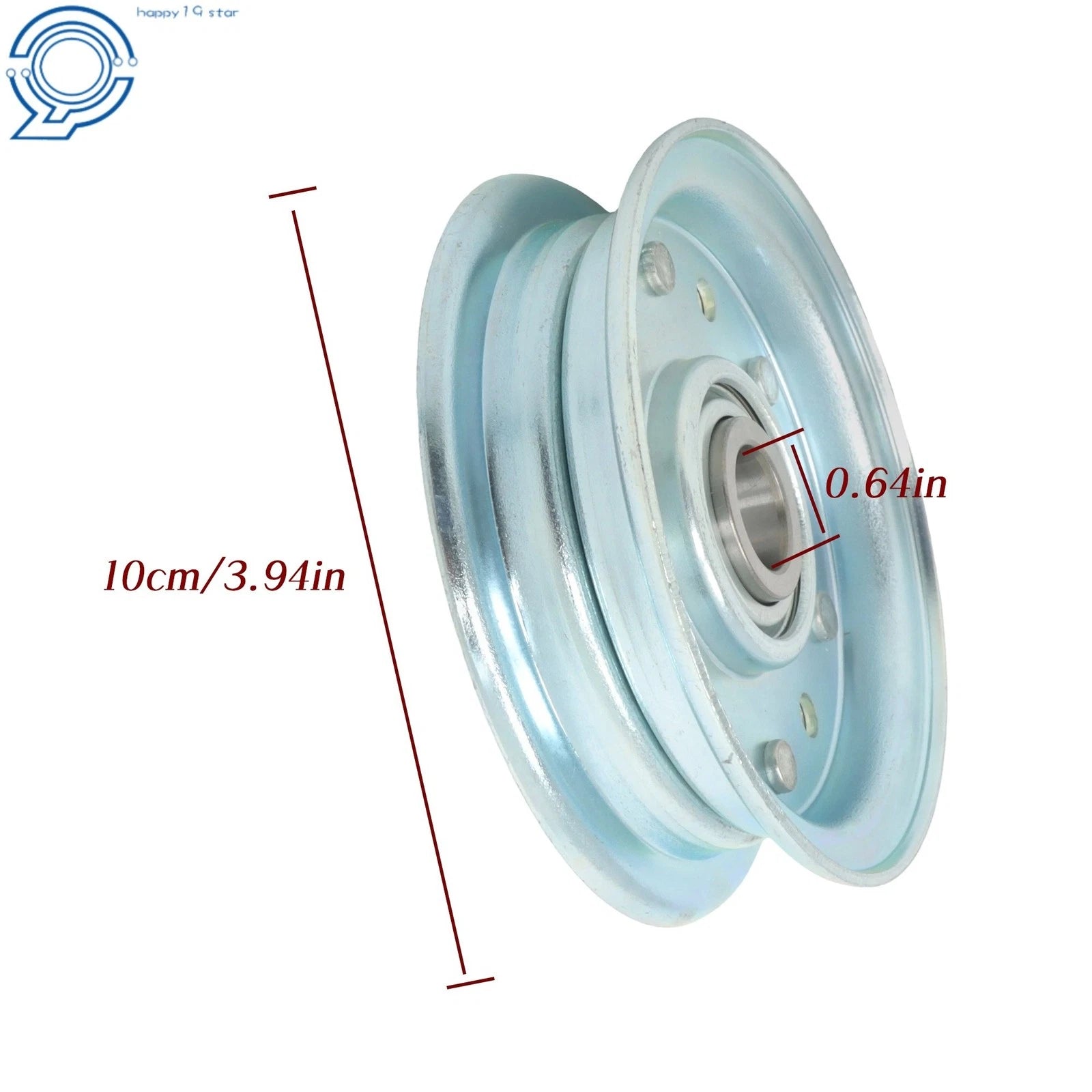 Set of 4 Idler Pulleys for King Kutter RFM Series Finish Mowers (4', 5', 6') 164090
