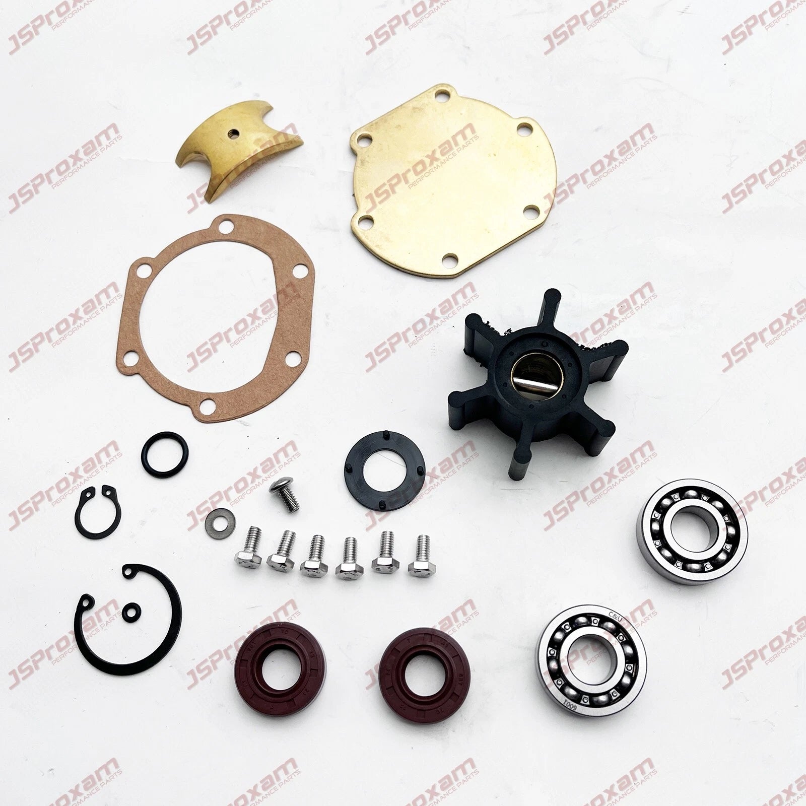 Sea Water Pump Wear Kit for Volvo Penta (21951370, 829895, 3580945, 3593654)