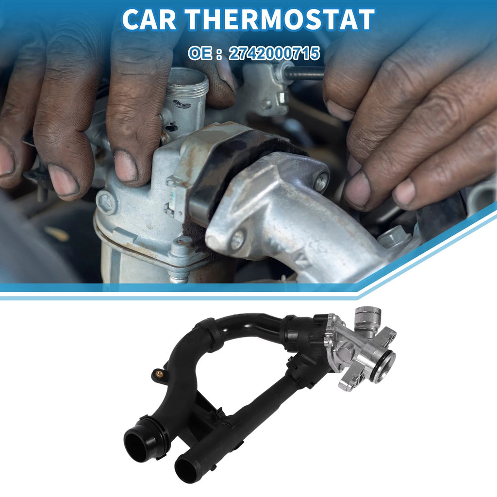 Thermostat No. 2742000715 for Mercedes-Benz Metris (2016–2019) Aluminum Alloy