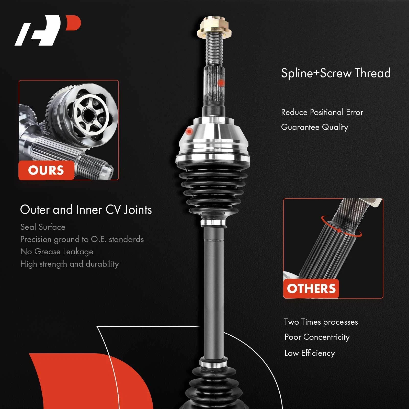 Rear CV Axle Assembly for Nissan Murano (2003-2014) AWD