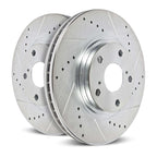 2X Powerstop Brake Discs for Jeep Commander (2006–2010)