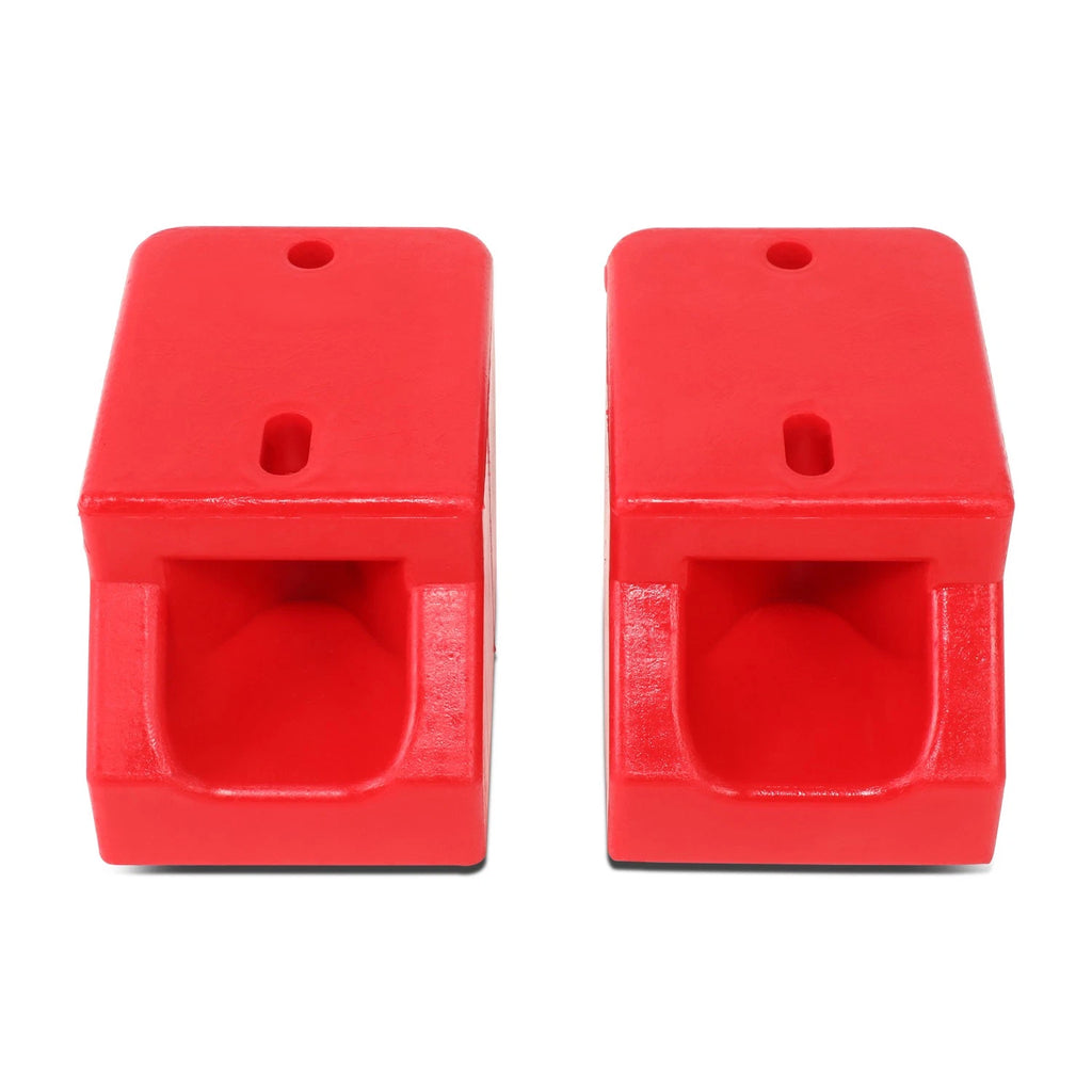 2X Rear Shock Bump Stop Extender Kit for Jeep Wrangler JK (2007–2018)