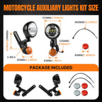 4.5" LED Auxiliary Spotlight for Harley Street Glide FLHX (2006–2023)
