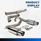 Dual Muffler Tip Exhaust Catback System for Hyundai Tiburon V6 (2003–2006)