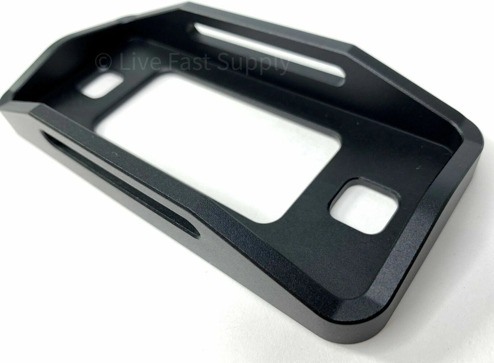 Front Amber LED Side Markers with Black Aluminum Raised Bezels for Bronco (1970–1977)