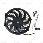 12" Push Pull Radiator Fan for Universal Engine Bay Cooling (80W)