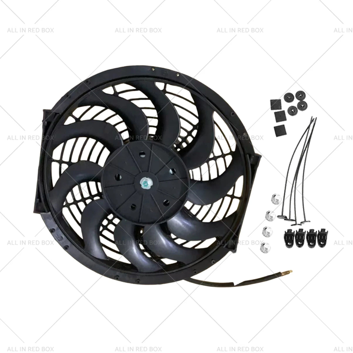 12" Push Pull Radiator Fan for Universal Engine Bay Cooling (80W)