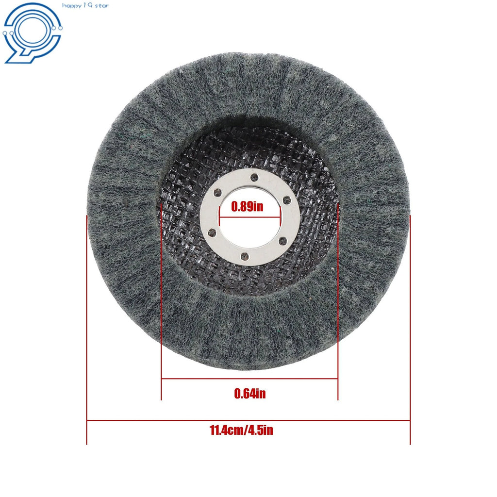 Set of 10 Scour Flap Discs 4-1/2" for Angle Grinder