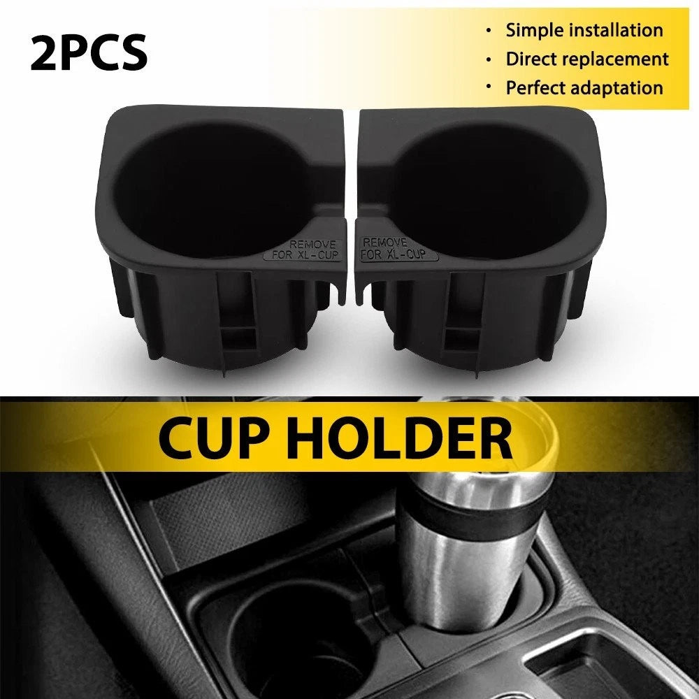 2X Center Console Cup Holder Insert for Tacoma (2005–2017) 2.7L 3.5L 4.0L