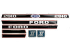 Bonnet Decal Set for Ford 2910 Force II Tractors (1970–1980)