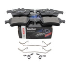 Set of 4 Bosch QuietCast Rear Semi-Metallic Brake Pads for Jaguar Mazda Saab Volvo