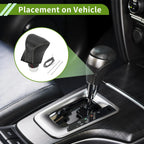 1 Pc Gear Shift Knob Cover for Lexus ES300h (2018–2023) Black Carbon Fiber