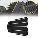 6X Car Pillar Trim Post Covers for Dodge Charger (2011–2021)