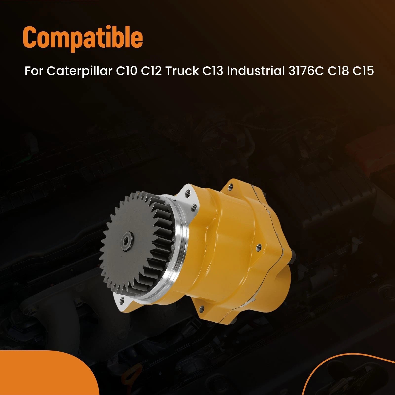 Cast Iron Oil Pump for Caterpillar C10 C12 C13 C15 C18 2335220
