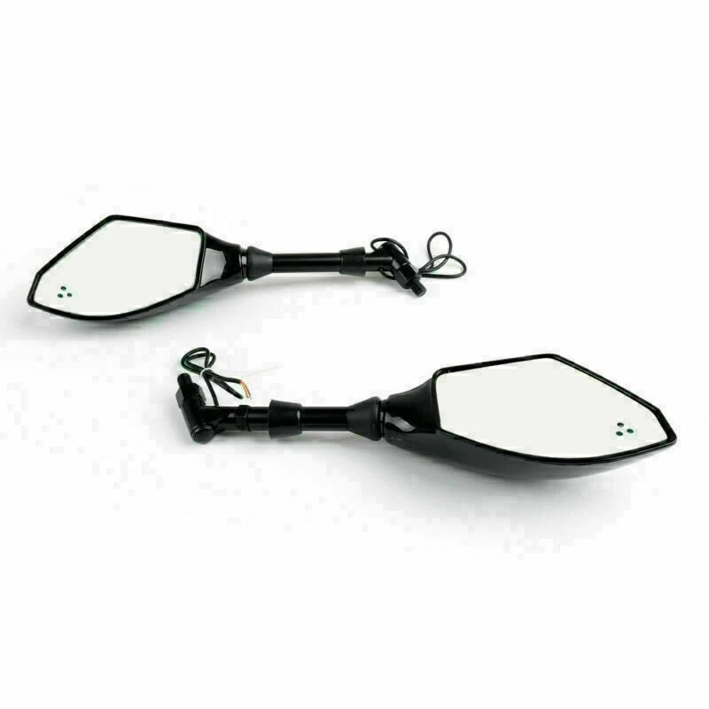 Pair 10mm Turn Signal Integrated Indicator Lights for Motorcycles