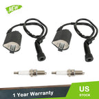 2X Ignition Coil & Spark Plug for Suzuki S83 Intruder (1987–2004)