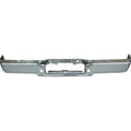 Replacement Chrome Rear Step Bumper Face Bar w/o Park Assist Sensor Holes