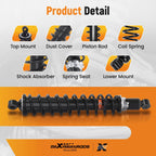 2x Rear Gas Shock Strut Absorbers for Honda Rubicon 500 (2001–2014) TRX500FA