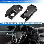 1 Pair Front Inner Door Handle for Hyundai Accent (2010–2017) 826101E000 826201E000