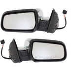 Power Mirror Set of 2 for Chevy Equinox (2010–2017) Heated Chrome Manual Folding