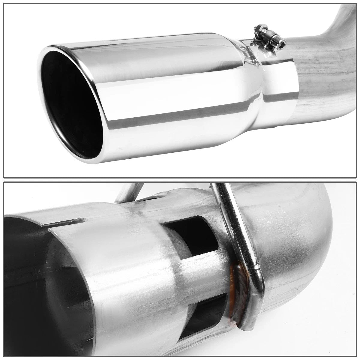 Cat-Back Exhaust with Stainless Muffler Tip for Nissan Titan XD (2016–2019)