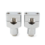 Handlebar Adapter Risers Clamp Mounts for Harley Fatboy (1990–2023)