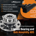 Set of 2 Front Wheel Hub Assembly for Silverado/Sierra HD 2500 3500 (2011–2019) SP620303