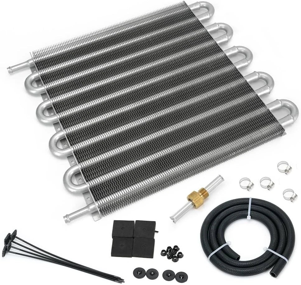 10 Row Transmission Oil Cooler Kit for Auto-Manual Radiator