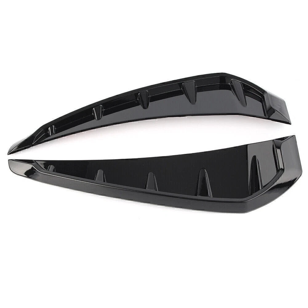 Set of 2 Side Fender Vents for Honda Civic (2016–2020) Glossy Black ABS