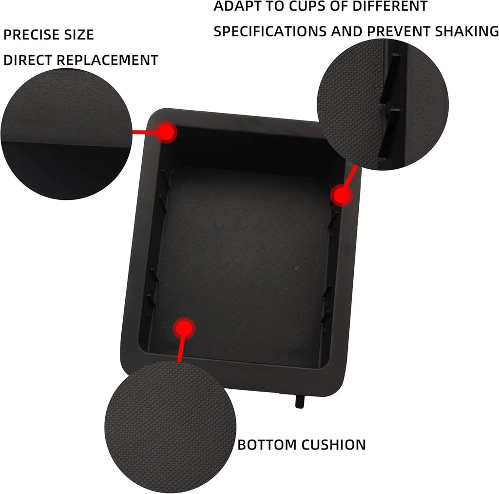 Center Console Tray Cup Holder Bezel for Chevrolet GMC (2007-2014)