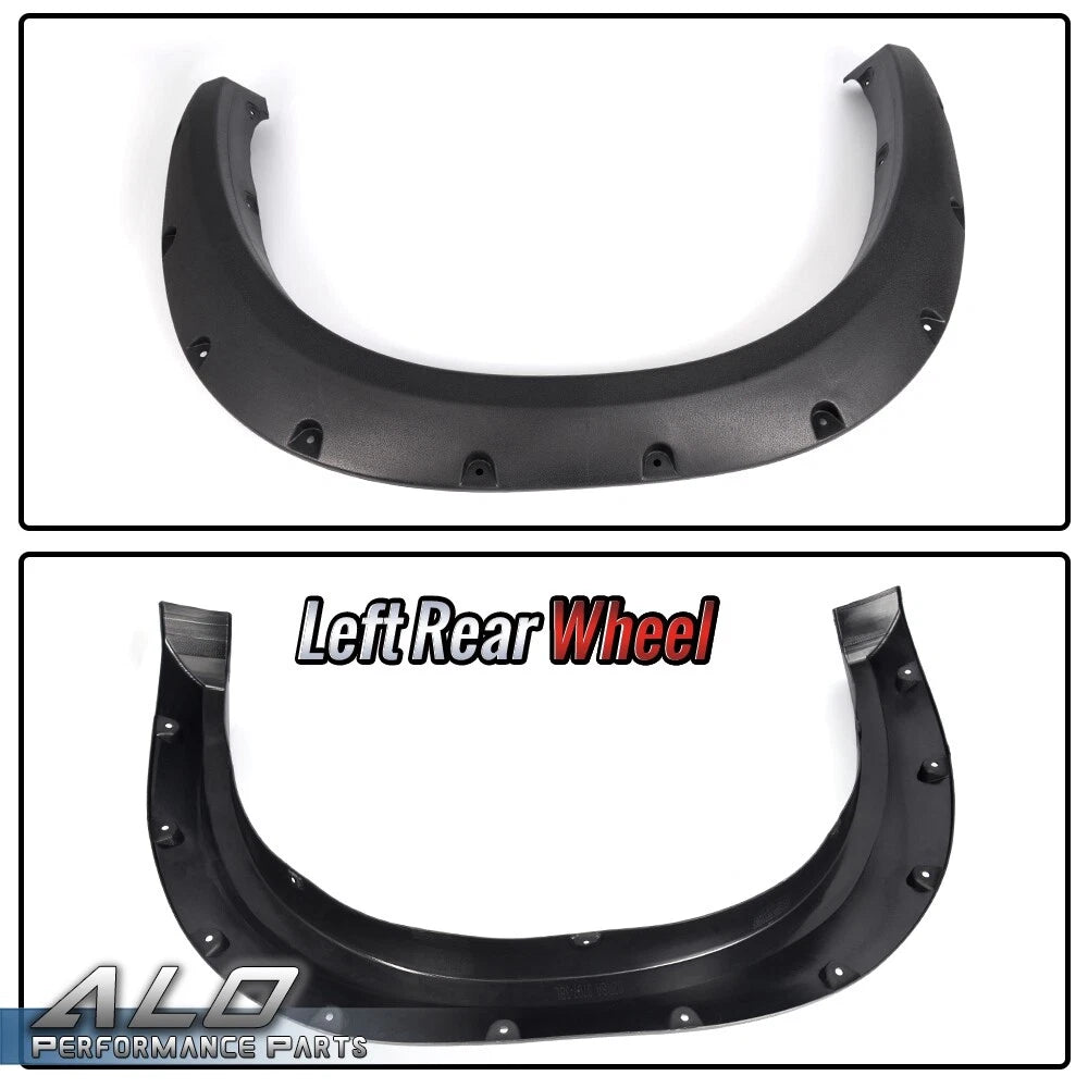 Fender Flares for Dodge Ram 2500/3500 (2010–2017) Black Pocket Style