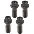Set of 4 Black Wheel Lug Bolts for BMW F20 F30 F07 F25 E70 (2012–2019)