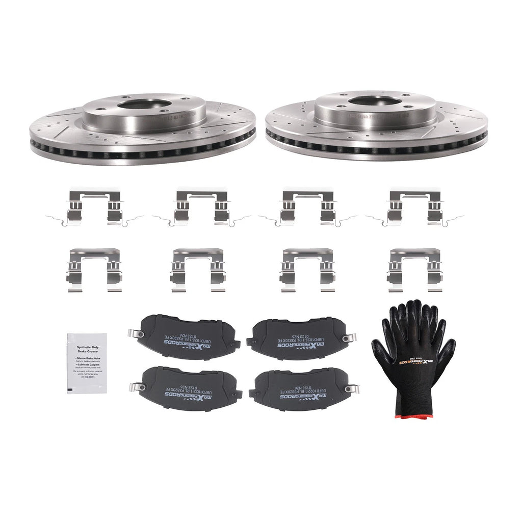 Front Brake Rotors and Pads Kit for Nissan Cube (2009–2014) Versa (2007–2012) S31463