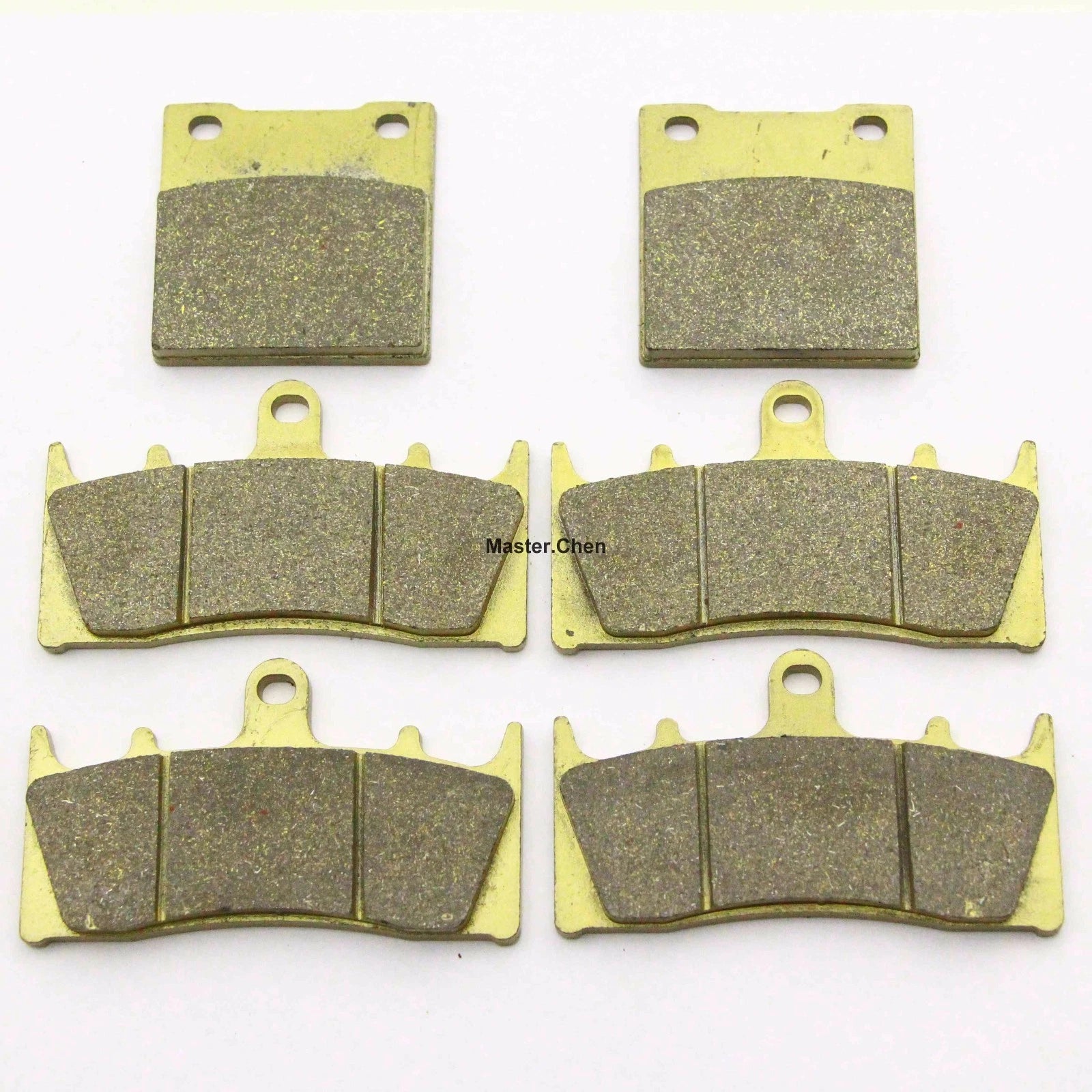 Set of 2 Front Rear Brake Pads for Suzuki Hayabusa GSX1300R (1999–2007)