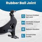Front Lower Control Arm Kit w/ Ball Joints Tie Rods for Toyota Sienna (2004–2010)