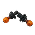 Set of 2 Turn Signal Light Sockets & Bulbs for Buick Cadillac Lincoln (N-107-331-02)
