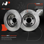 Front Disc Brake Rotors & Ceramic Pads for Ford Explorer Ranger (1995-2001)