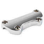 1" Bar Smooth Handlebar Riser Top Clamp for Harley Dyna Softail Sportster Chrome